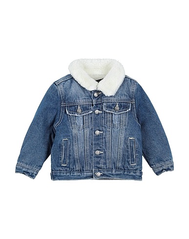 DANIELE ALESSANDRINI Denim jacket Blue 100% Cotton