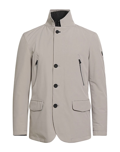 PEOPLE OF SHIBUYA Jacket Light grey 88% Polyester, 12% Elastane