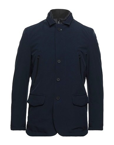 PEOPLE OF SHIBUYA Jacket Midnight blue 88% Polyester, 12% Elastane
