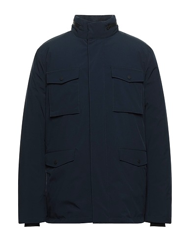 PEOPLE OF SHIBUYA Jacket Midnight blue 88% Polyester, 12% Elastane