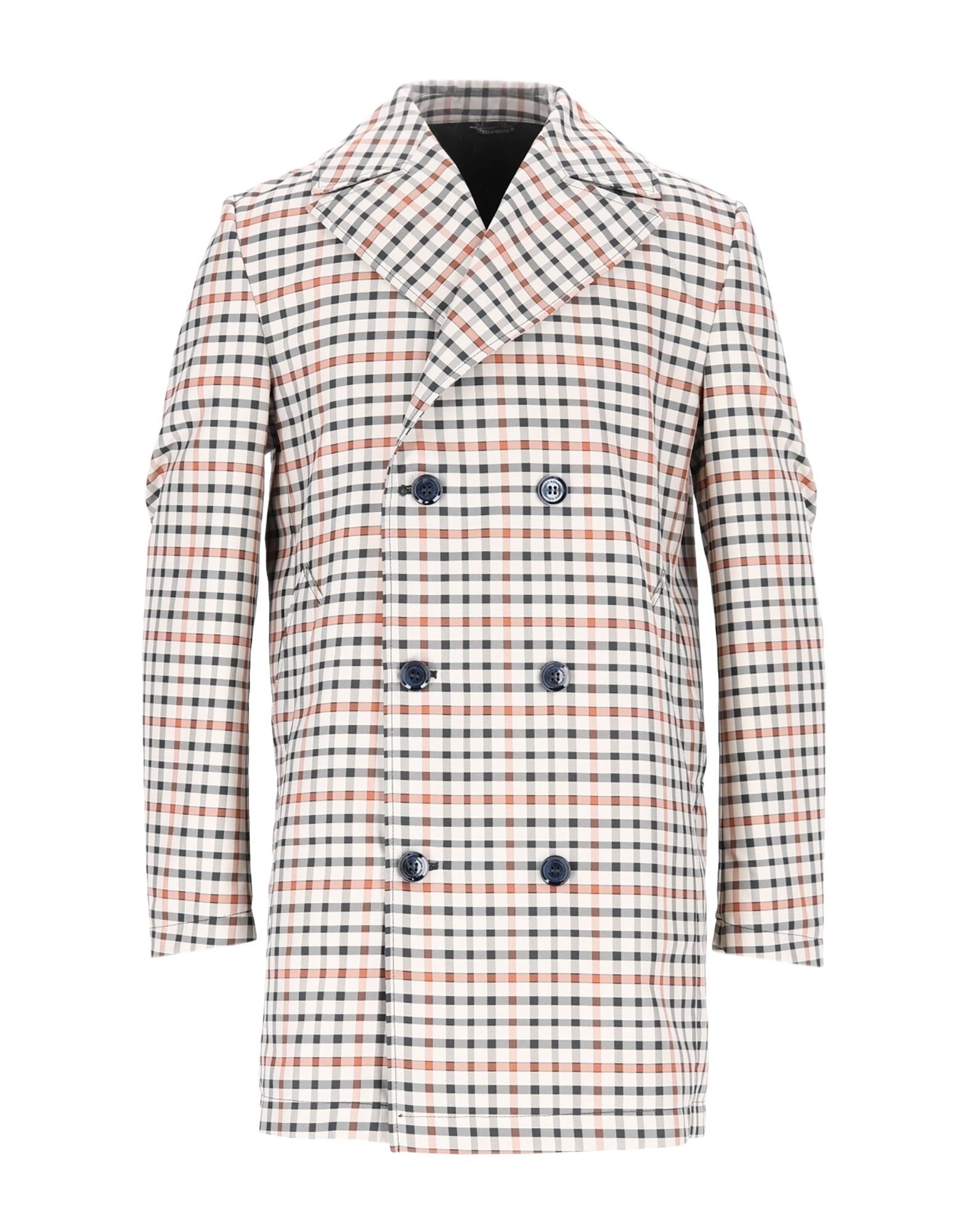 GREY DANIELE ALESSANDRINI - Overcoats & Trench Coats