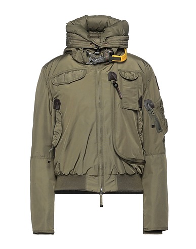 PARAJUMPERS Shell jacket Military green 100% Polyamide