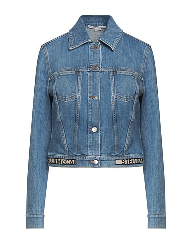 STELLA McCARTNEY Denim jacket Blue 98% Cotton, 2% Elastane