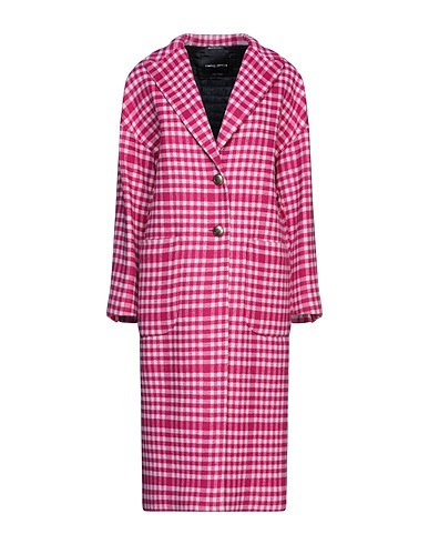 FRANKIE MORELLO Coat Garnet 69% Wool, 24% Nylon, 5% Other Fibres, 2% Polyester