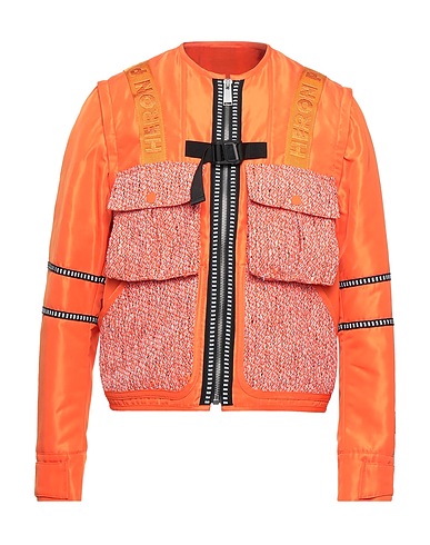 HERON PRESTON Blouson Orange 100% Polyester, Coton, Autres fibres
