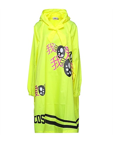 GCDS Full-length jacket Yellow 86% Polyamide, 14% Polyurethane
