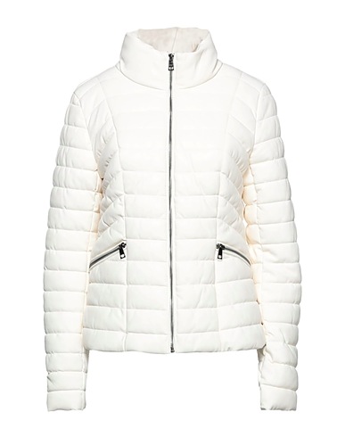 LIU •JO Shell  jacket White 100% Polyester, Polyurethane resin