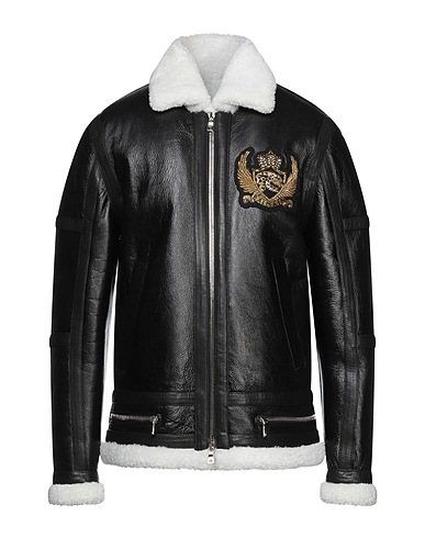 BALMAIN Shearling & Teddy 100% Lambskin, Copper, Glass