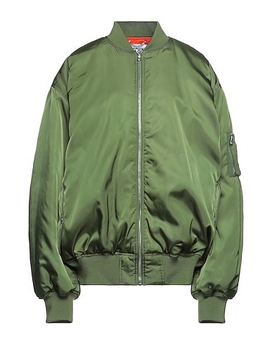 MOSCHINO Bomber Green 100% Polyamide, Virgin Wool, Elastane
