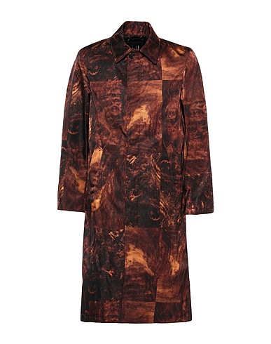DUNHILL Full-length jacket Brown 100% Polyamide