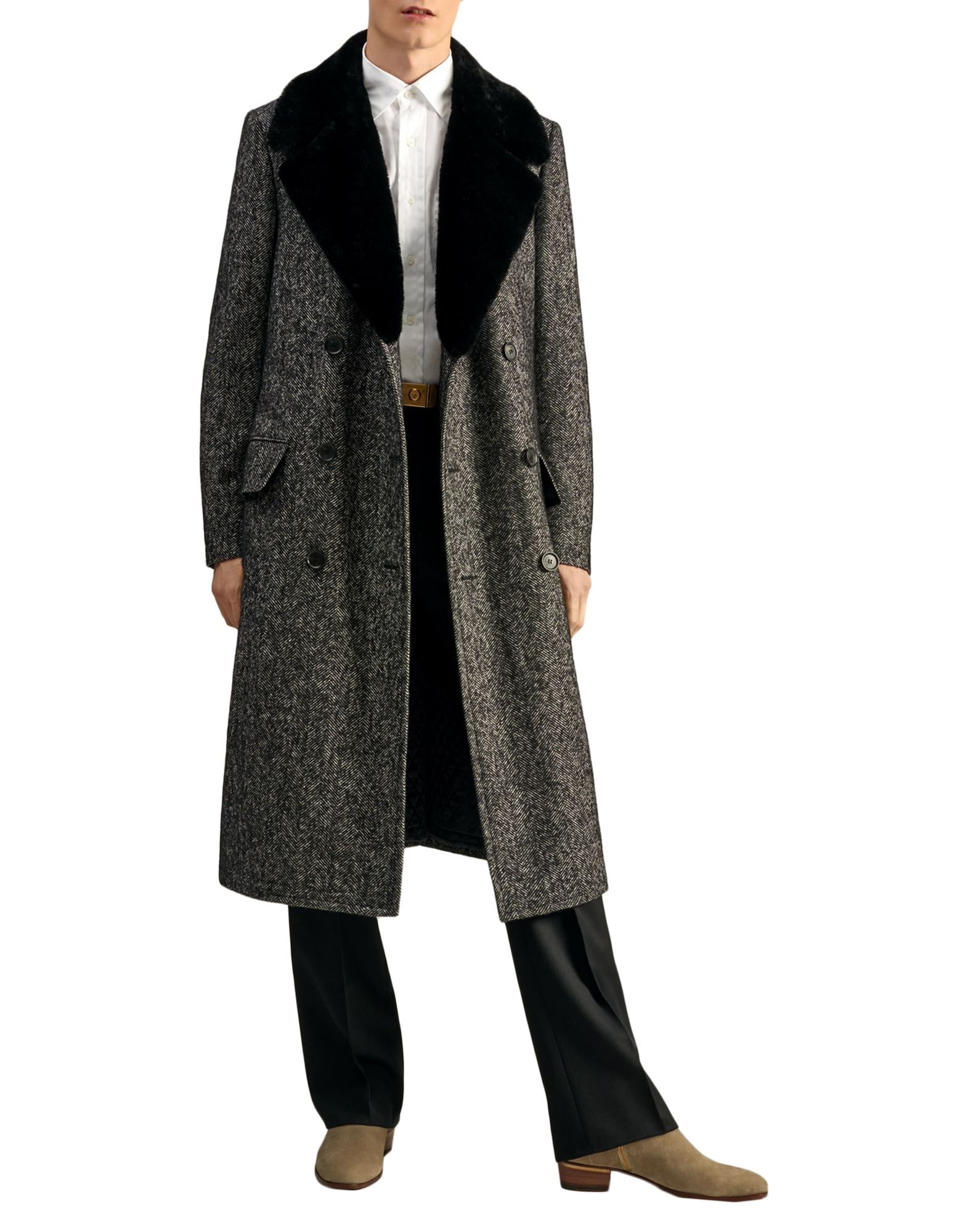 AURALEE Double-breasted wool coat - Coats - Compare Prices from 5+