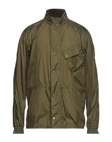 BARBOUR ブルゾン ミリタリーグリーン ナイロン 100% / コットン