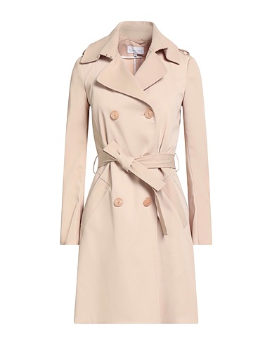 PATRIZIA PEPE Double breasted pea coat 99% Cotton, 1% Elastane