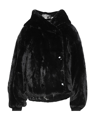 OOF WEAR Teddy Coat Black 100% Polyester
