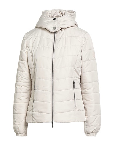 ARMANI EXCHANGE パファージャケット オフホワイト ポリエステル 100%