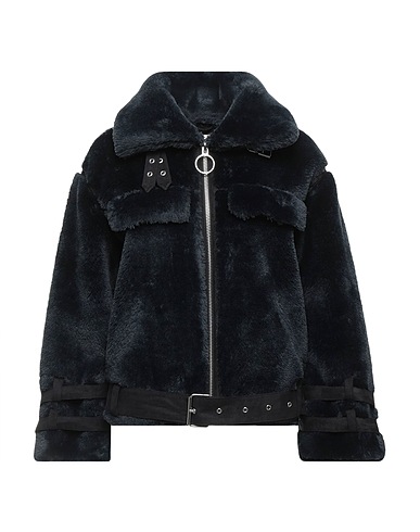 ELEVEN PARIS Teddy Coat Midnight blue 100% Polyester