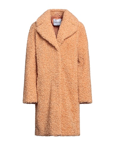 STAND STUDIO Teddy Coat Beige 100% Polyester