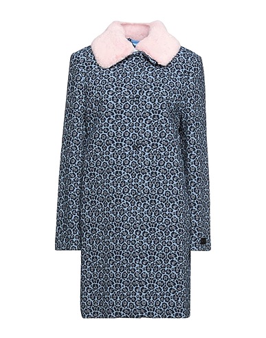 BE BLUMARINE Full-length jacket Pastel blue 52% Acrylic, 35% Polyester, 11% Polyamide, 2% Elastane