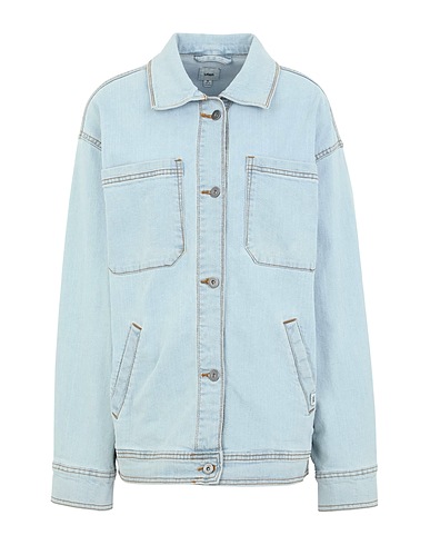 VANS Denim shirt Blue 99% Cotton, 1% Elastane