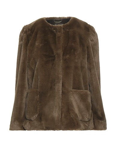MARELLA SPORT Teddy Coat Military green 100% Polyester
