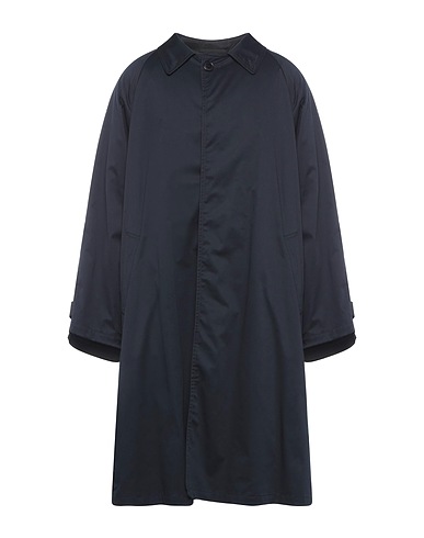 VETEMENTS Coat Midnight blue 63% Polyester, 34% Cotton, 3% Polyurethane
