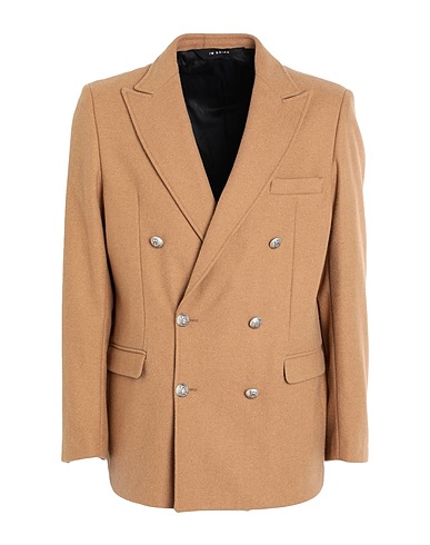 I'M BRIAN Cabanjacke & Zweireiher Kamel 60% Wolle, 25% Polyester, 10% Polyamid, 5% Andere Fasern