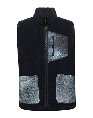 PAURA Kunstpelz Nachtblau 50% Polyamid, 28% Polyester, 22% Acetat, Baumwolle