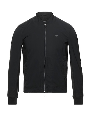 EMPORIO ARMANI ブルゾン ブラック ポリエステル 100%