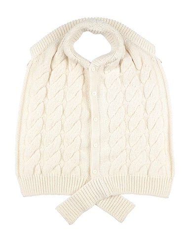 SIMONE ROCHA Écharpes et foulards Beige 46% Laine d'alpaga, 34% Polyamide, 20% Laine vierge