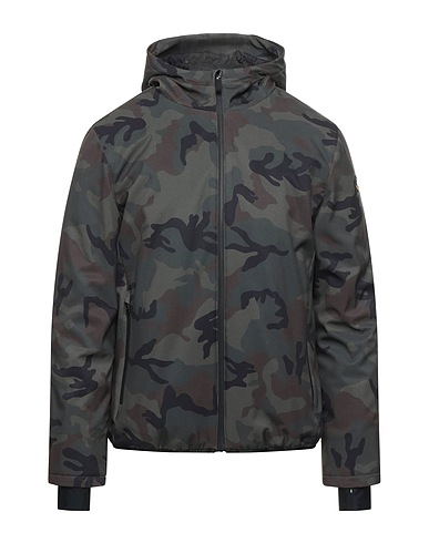 ARMATA DI MARE Jacket Military green 95% Polyester, 5% Elastane