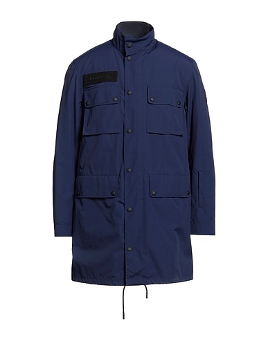 BELSTAFF Full-length jacket Navy blue 95% Nylon, 5% Polyurethane