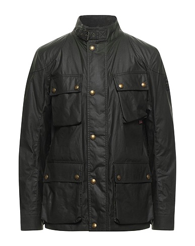 BELSTAFF Jacket Dark brown 100% Cotton