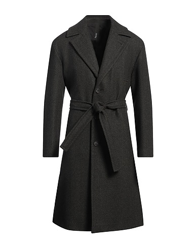 HEVÒ Coat Dark green 50% Virgin Wool, 35% Mohair wool, 15% Polyamide
