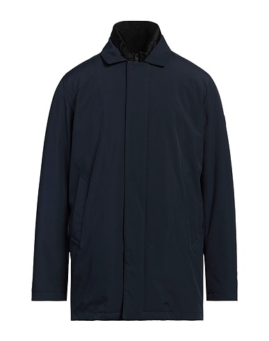 PEOPLE OF SHIBUYA Coat Navy blue 88% Polyester, 12% Elastane
