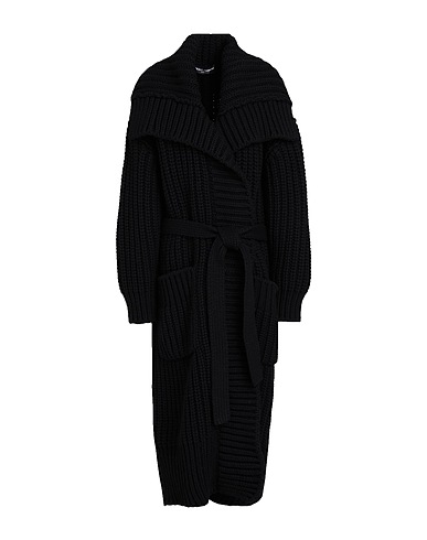 DOLCE&GABBANA Coat Black 70% Virgin Wool, 30% Cashmere