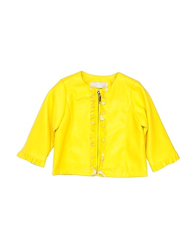 BYBLOS Giacca biker Giallo 100% Poliuretano