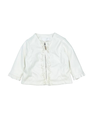 BYBLOS Giacca biker Bianco 100% Poliuretano