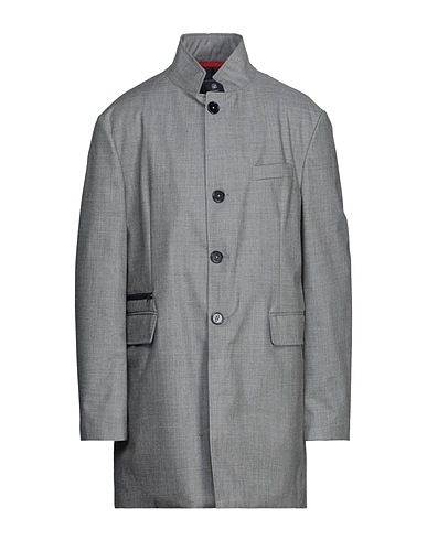FAY Coat Grey 100% Virgin Wool, Polyurethane