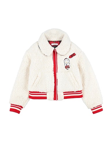 DOLCE&GABBANA Teddy Coat Avorio 100% Poliestere, Lana Vergine, Elastan