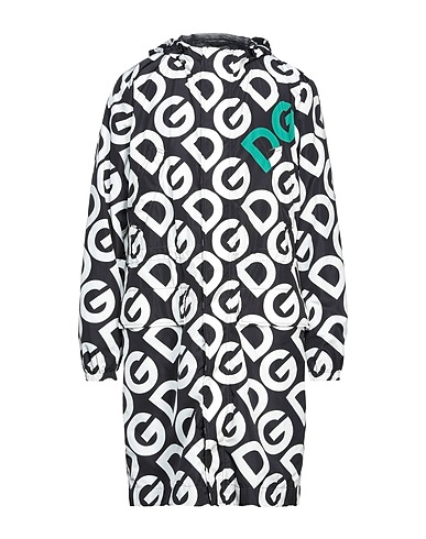 DOLCE&GABBANA Full-length jacket Black 100% Polyester