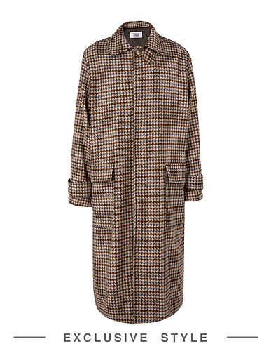 NAVIGLIO MILANO x YOOX Cappotto EVEREST
 Beige 75% Lana, 20% Poliammide, 5% Altre Fibre