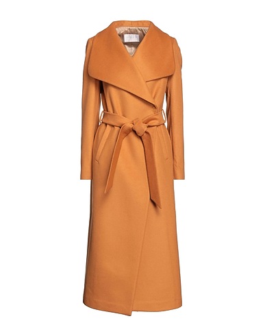 ANNIE P. Coat Camel 70% Virgin Wool, 20% Polyamide, 10% Cashmere