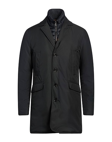 MOORER Coat Black 100% Polyester, Wool