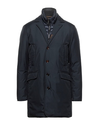 MOORER Coat Midnight blue 100% Polyester, Wool
