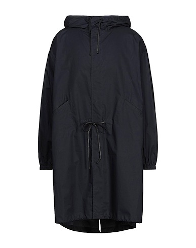 JIL SANDER Lange Jacke Nachtblau 100% Baumwolle