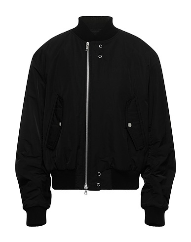 DRIES VAN NOTEN 보머 블랙 80% 폴리에스테르, 20% 코튼