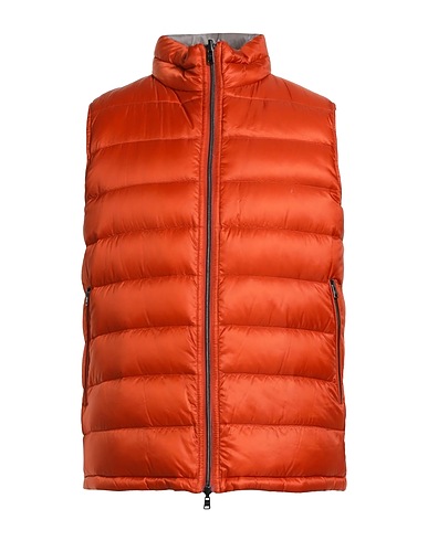 HERNO Gilet Orange 100% Polyamide