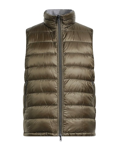 HERNO Gilet Khaki 100% Polyamide