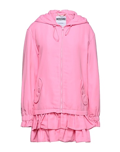 MOSCHINO Full-length jacket Pink 100% Polyamide