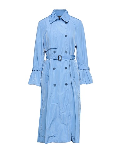 ASPESI Double breasted pea coat Pastel blue 100% Polyester